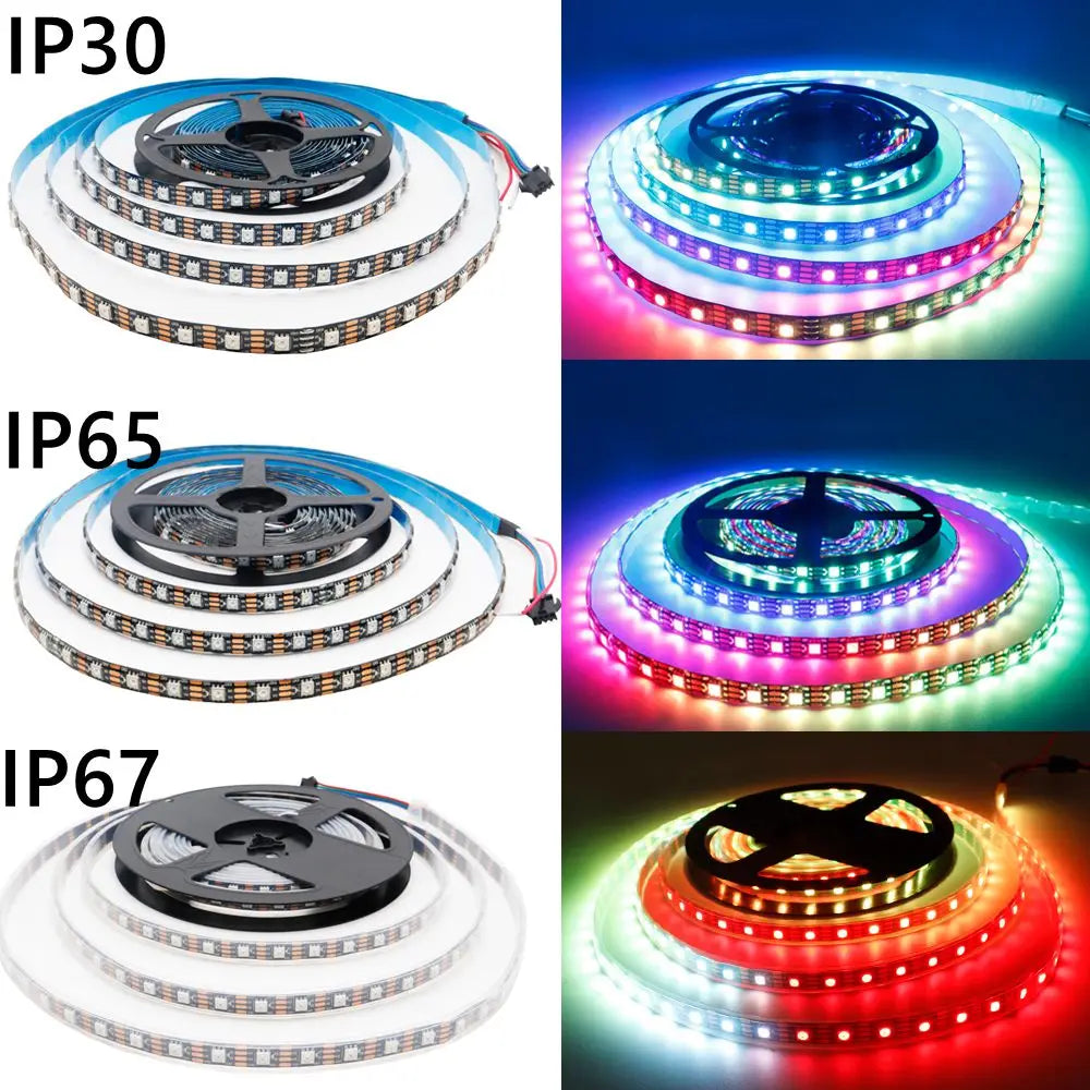 WS2811 WS2812B WS2813 WS2815 5050RGB LED Strip Lights
