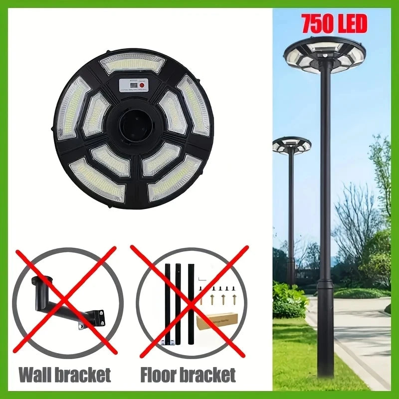 Solar Powered Outdoor Yard Light UFO Solar Charging Courtyard