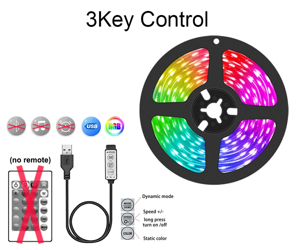 Wifi Rgb Led Strip Lights 5050 Tv Backlight Smart Led Tape Light