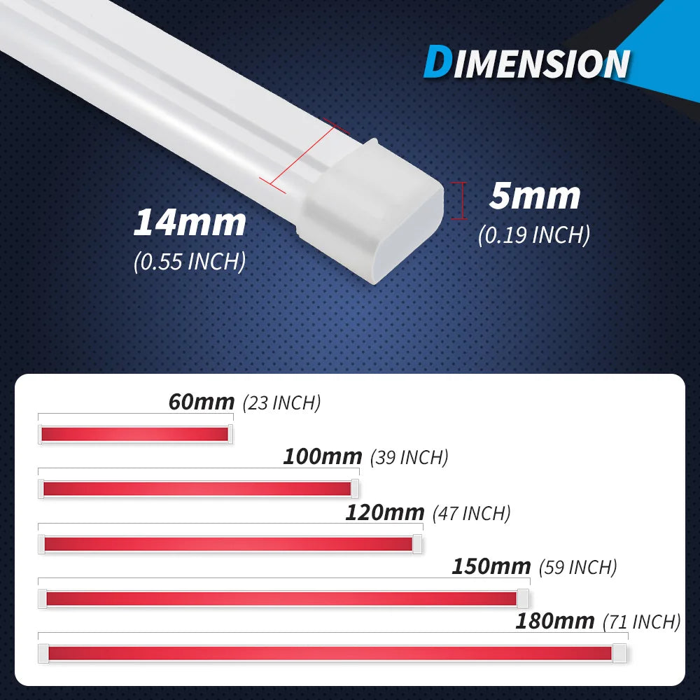 Car Hood Light Strip Daytime Running Flexible LED Auto