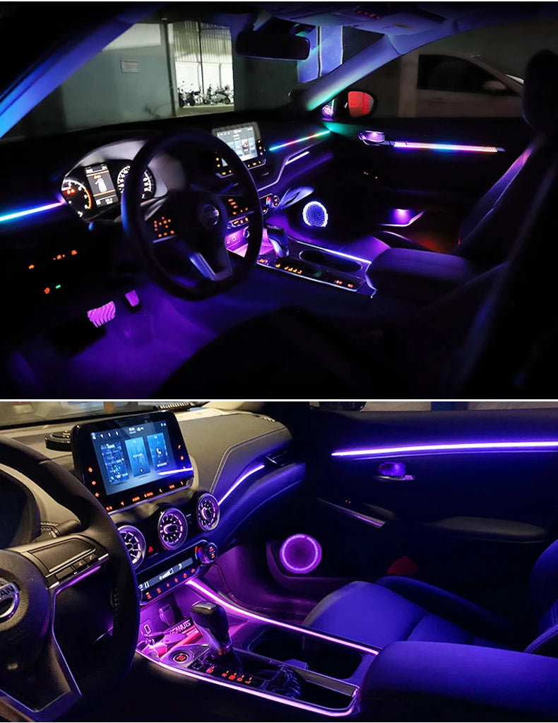 RGB Symphony Car Atmosphere Interior LED Acrylic Guide