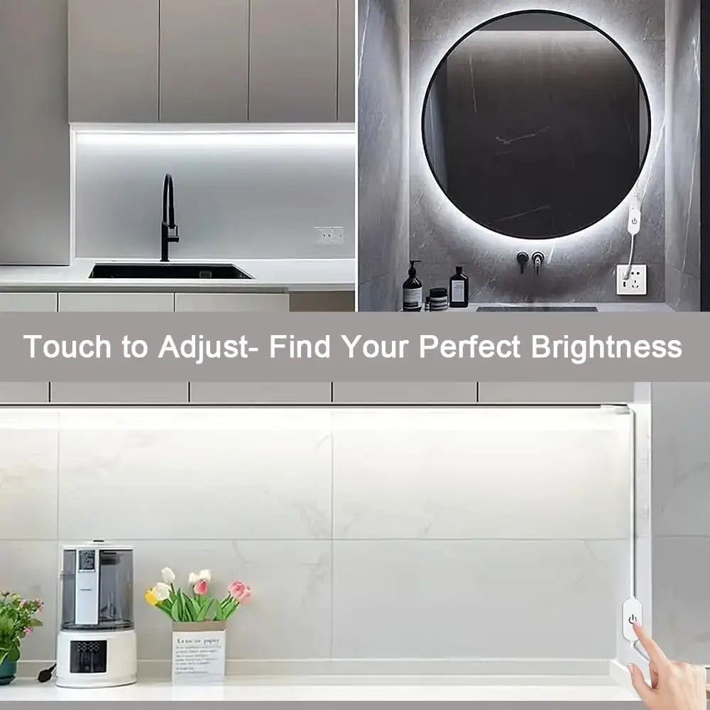Led Light Strip USB Dc 5V Dimmable Touch Sensor