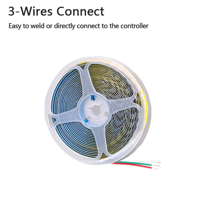 24V FCOB CCT LED Light Strip Color-Changing LED Tape