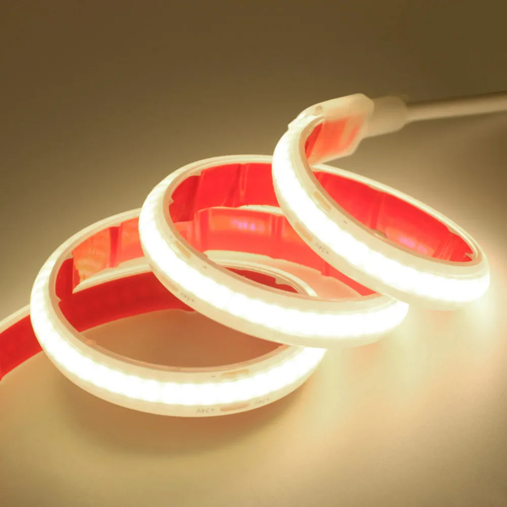 IP68 Waterproof COB Led Strip Light 12V 24V Flexible LED Tape