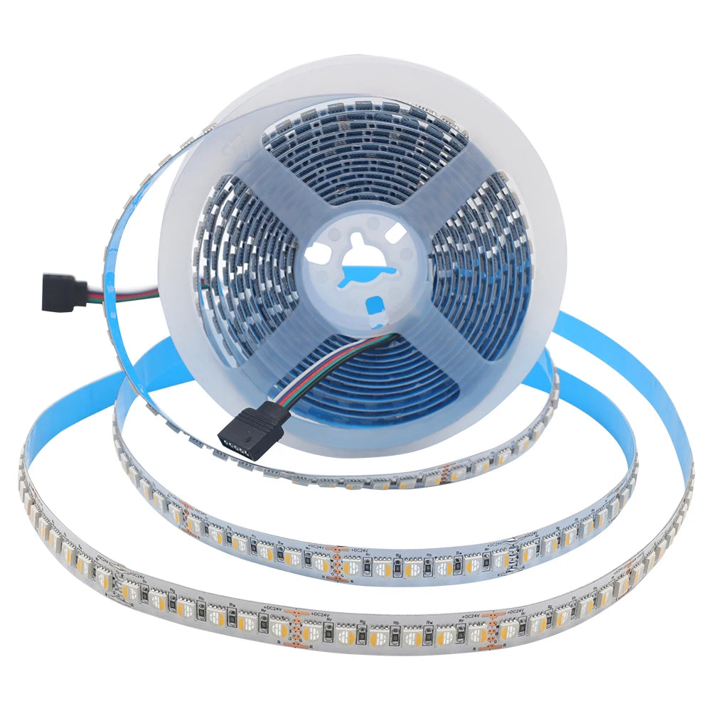 RGBW RGBWW LED Strip DC 12V 24V 4 Colors In 1 Chip Rope Light
