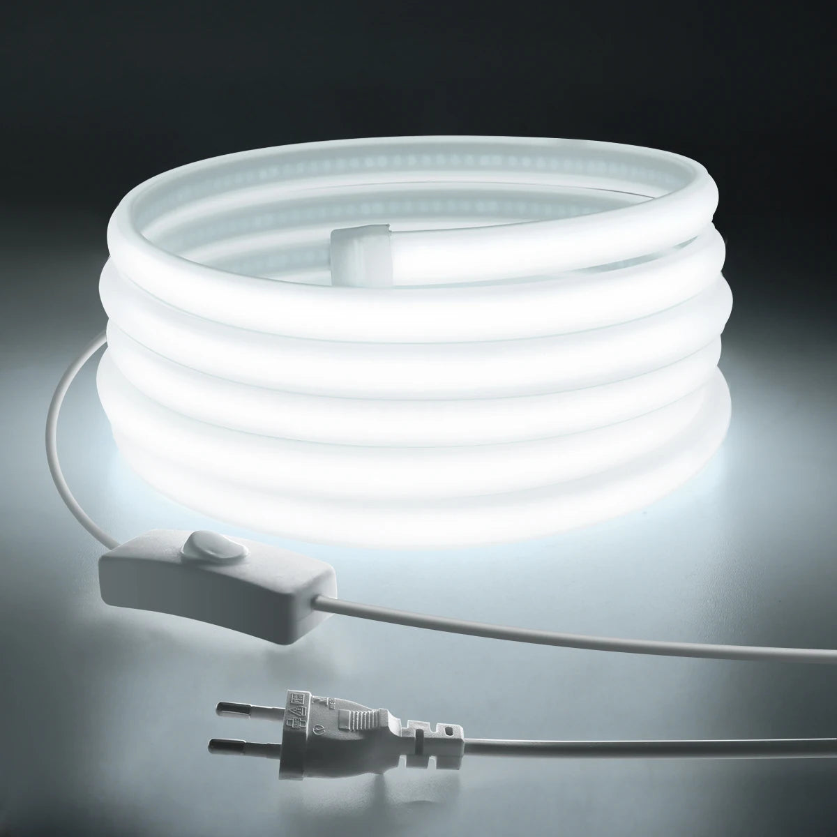 High Bright COB LED Strip Light 220V 110V Neon Tape Lamp