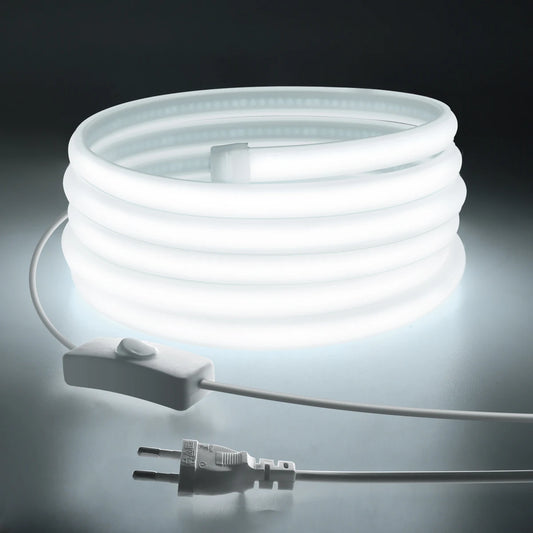 High Bright COB LED Strip Light 220V 110V Neon Tape Lamp