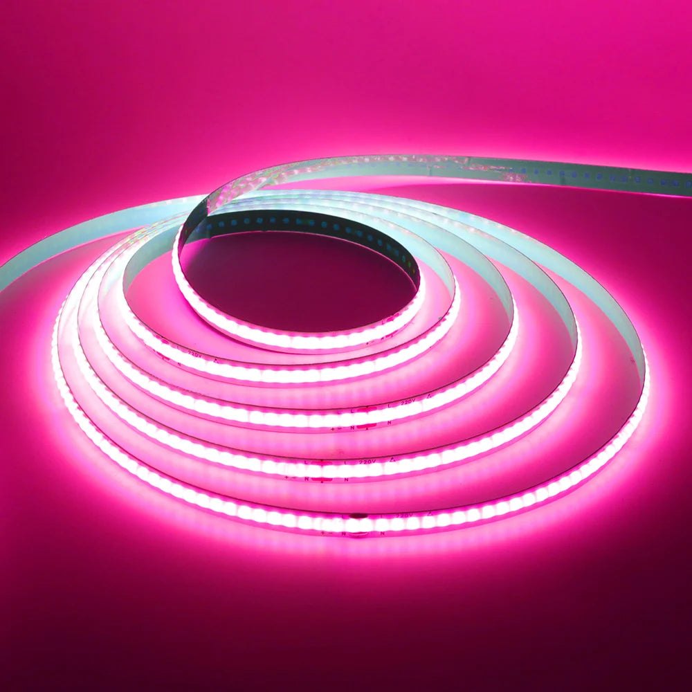 Led Strip COB 220V High Brightness Flexible Light Tape
