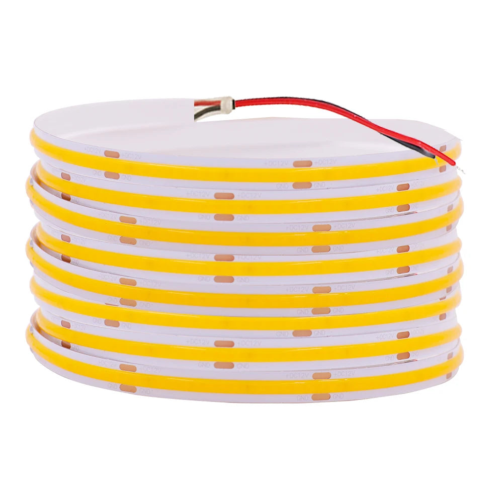 COB LED Strip Light High Density Flexible COB FOB LED Light