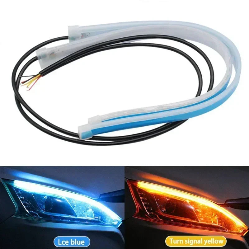 Led Guide Strip Headlight for Car Daytime Running Lights