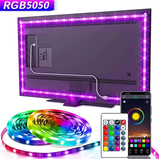 Led Tape Ice String Usb 5V 5050 Rgb Color Changing Led Lights