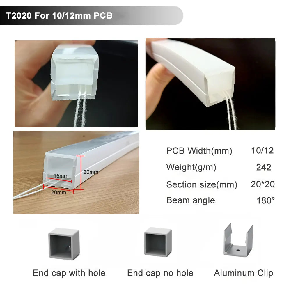 Silicone Neon Tube IP67 Waterproof Flexible Soft Silica Gel Sign