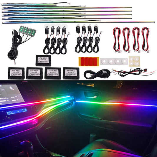 RGB Symphony Car Atmosphere Interior LED Acrylic Guide