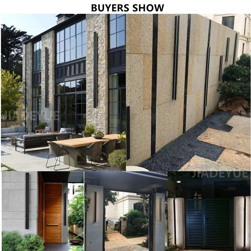 Waterproof LED long wall light ip65 outdoor lighting garden