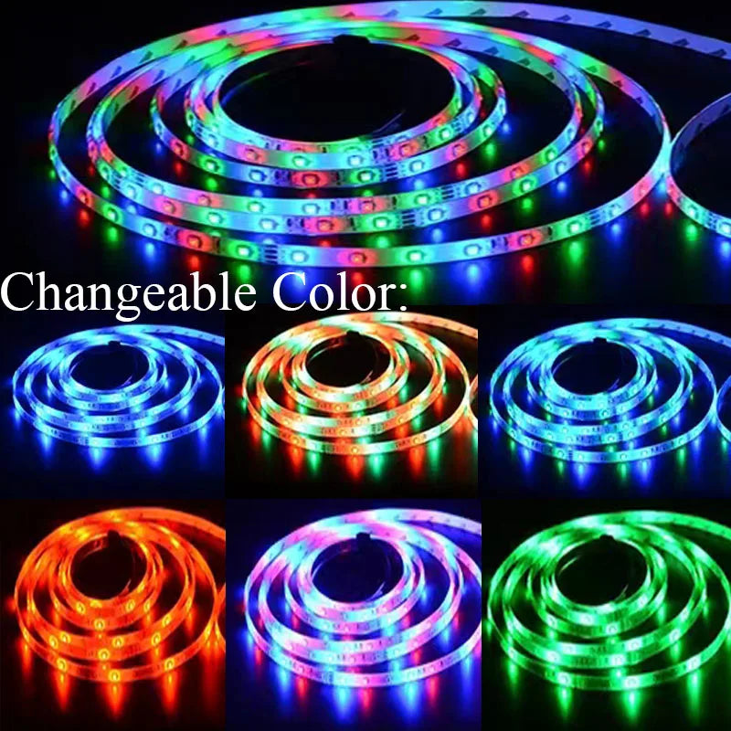 12V LED Strip Lights Waterproof Flexible Pink Blue 1m 2m 3m 4m 5m