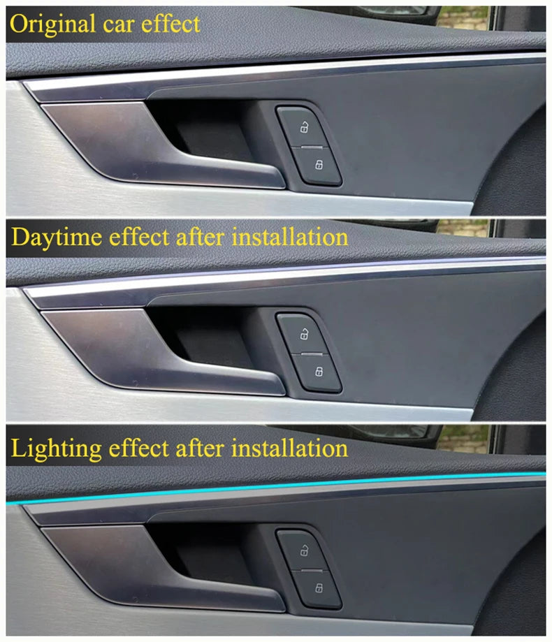 Ambient Light For Car Interior 64 Color Breathe Dashboard