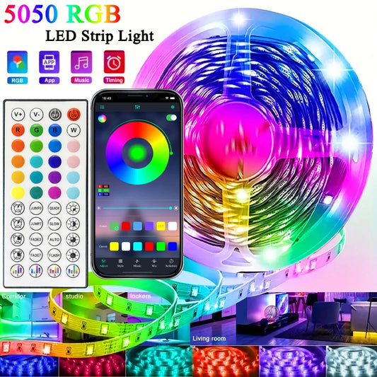 40M/131Ft Led Strip Lights APP 44Keys Music Sync Remote Control