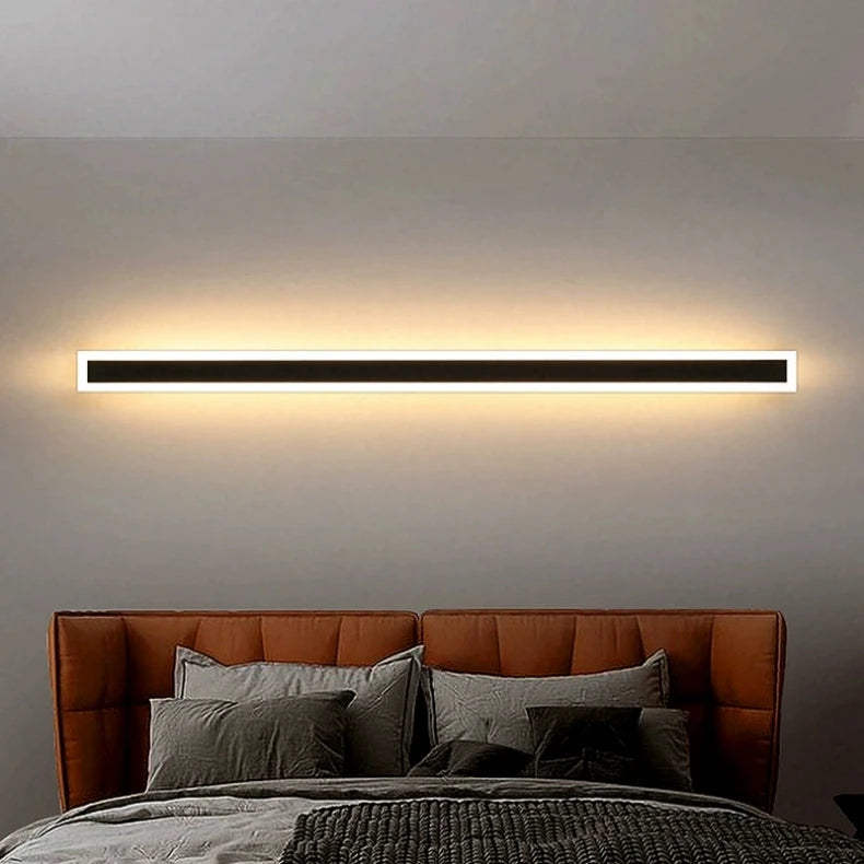 Outdoor Long Strip RGB LED Wall Lamp Remote/Tuya WiFi APP