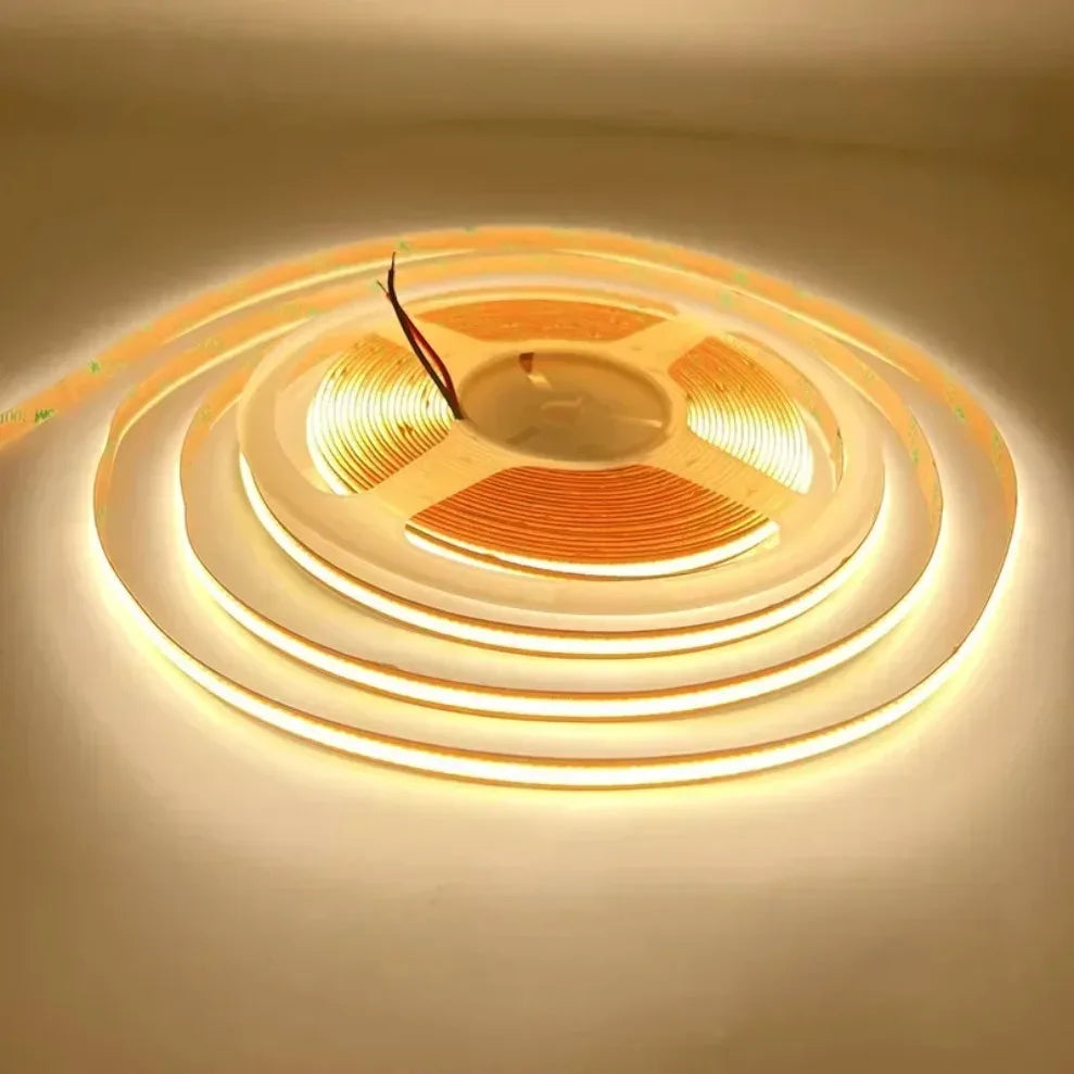 DC 12V/24V 8MM COB LED Strip Free Cut Cuttable 400LEDs