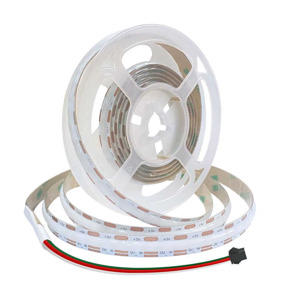 Full Color COB Smart LED Strip Light DC 5V 12V Individually