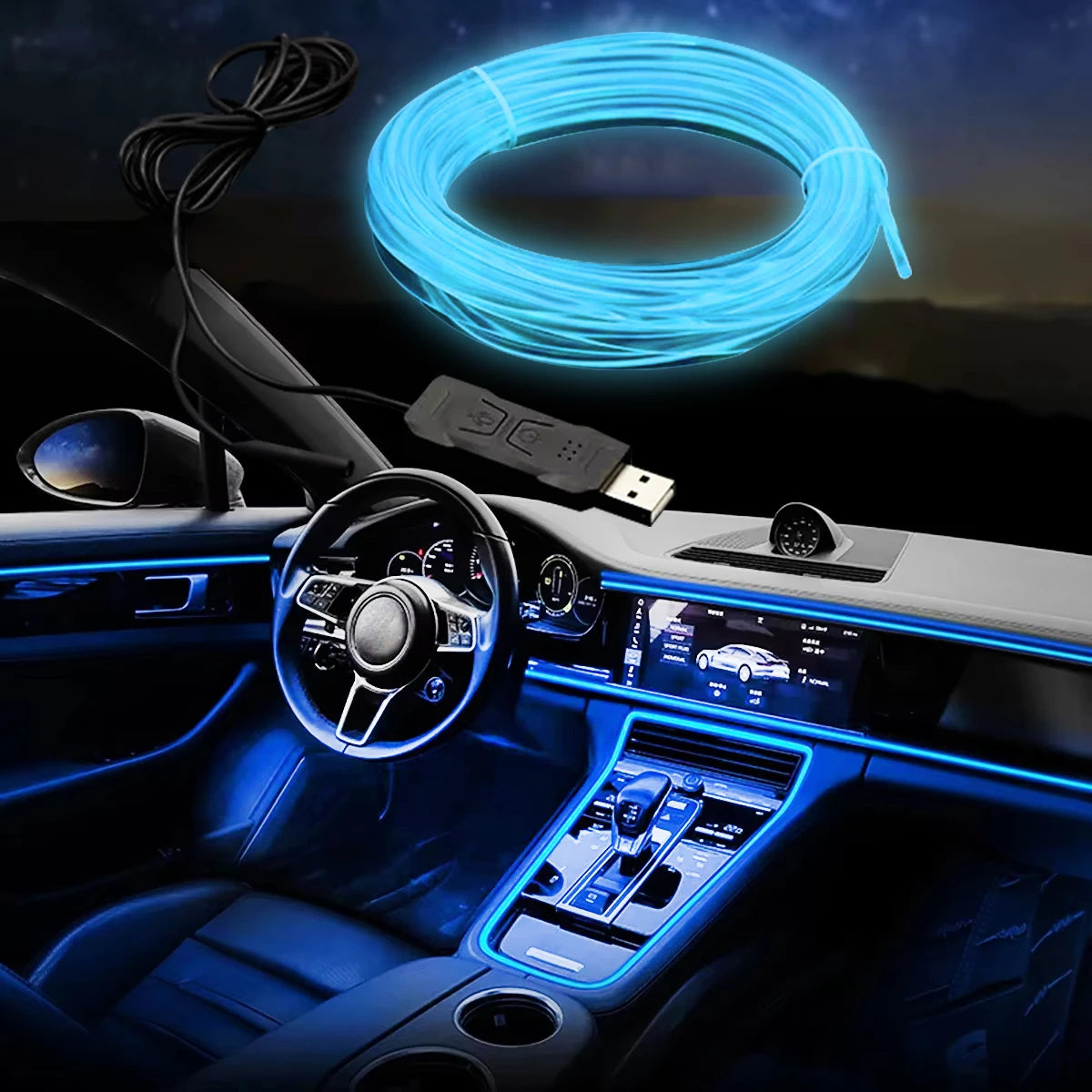 The Interior LED Light Strip Environmental Neon Light