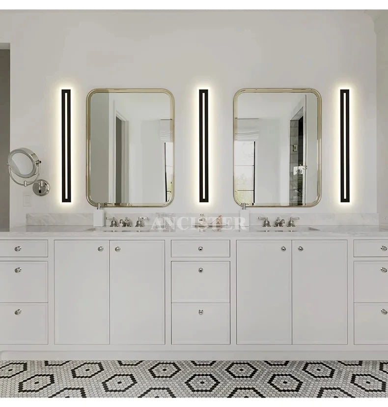 Outdoor waterproof IP65LED long strip wall lamp modern