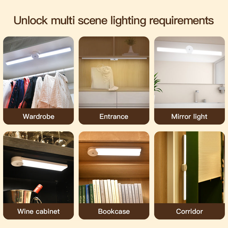 Intelligent Cabinet Light With Foldable Automatic Sensing Light