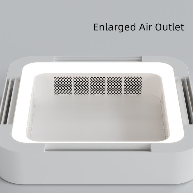 Leafless Overhead Fan Light Square Intelligence