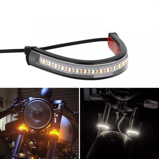 General Motorcycle Front Shock LED Ring Turn Signal