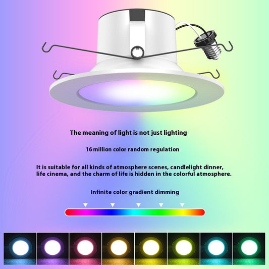 Smart Wifi Bluetooth Rgbw Remote Control Color Changing Ceiling Lamp