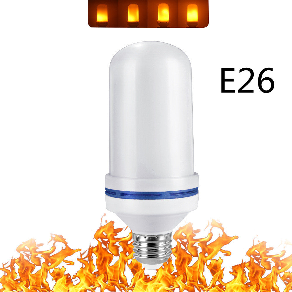 Simulation flame bulb LED flame light beating flame three gear light bar