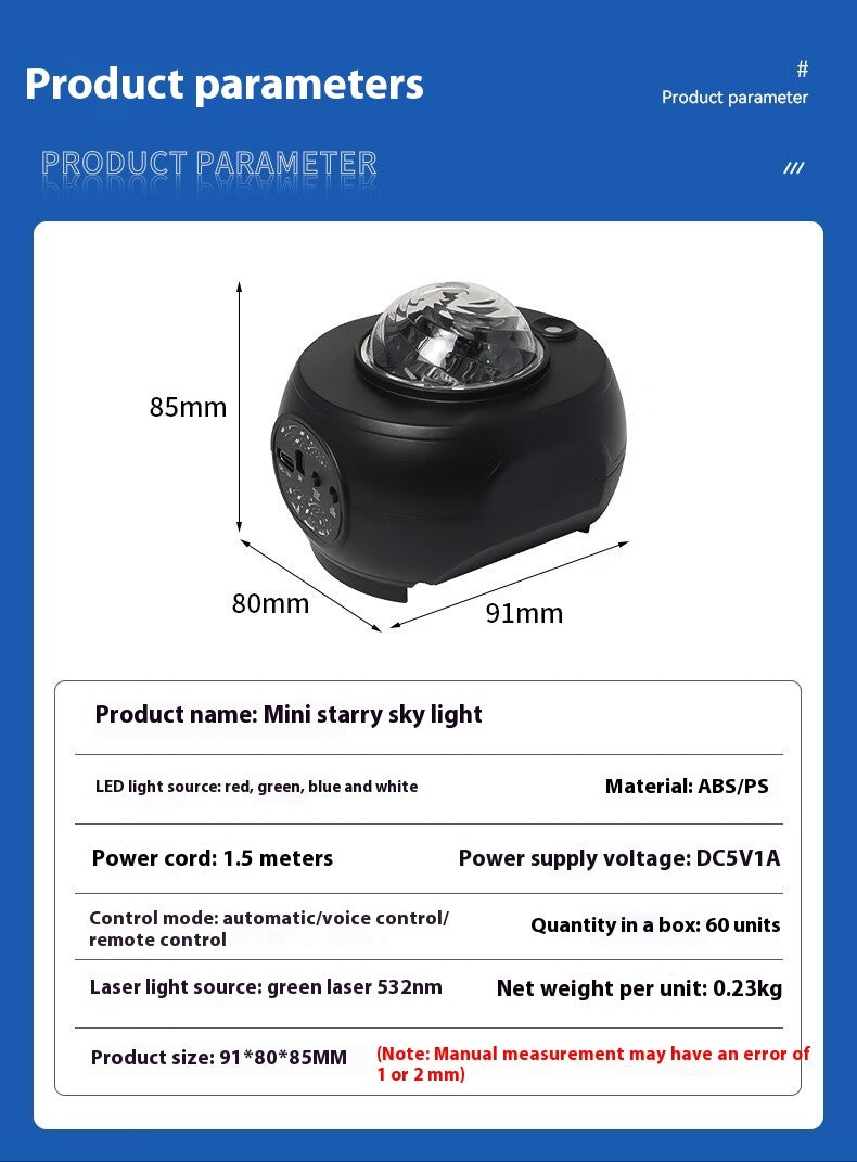 USB Bluetooth Starry Sky Light With Mobile Phone App