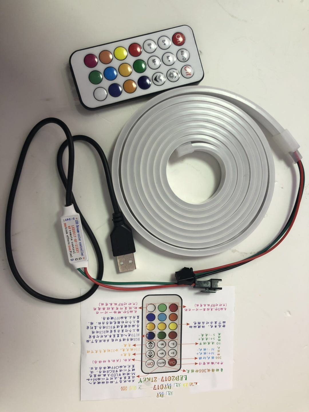 Usb Tv Background Light With 5V Magic Color Silicone