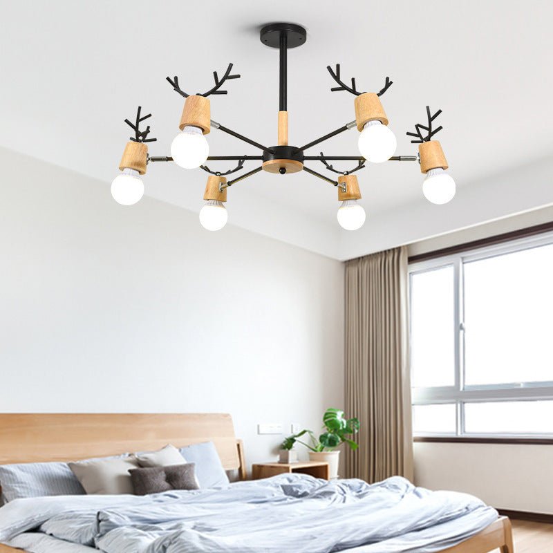 Modern Minimalist Ceiling Lamp Nordic Creative Antler Lamp