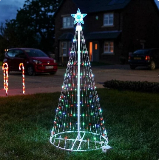 Multi Color LED Animated Outdoor Christmas Tree Lights Christmas Lights