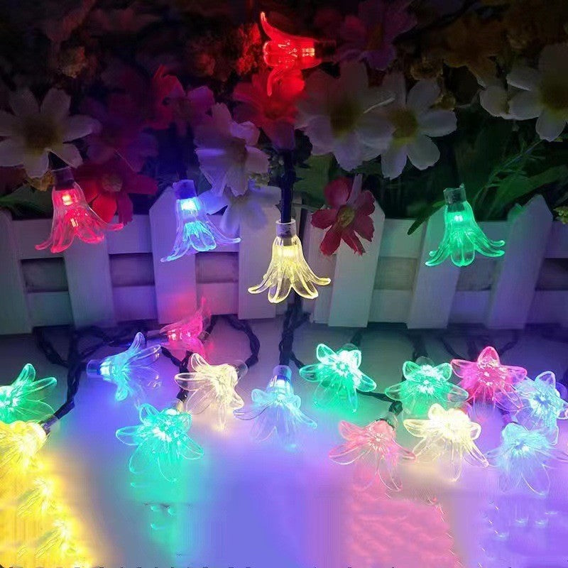 LED Lights String Romantic Roses Indoors
