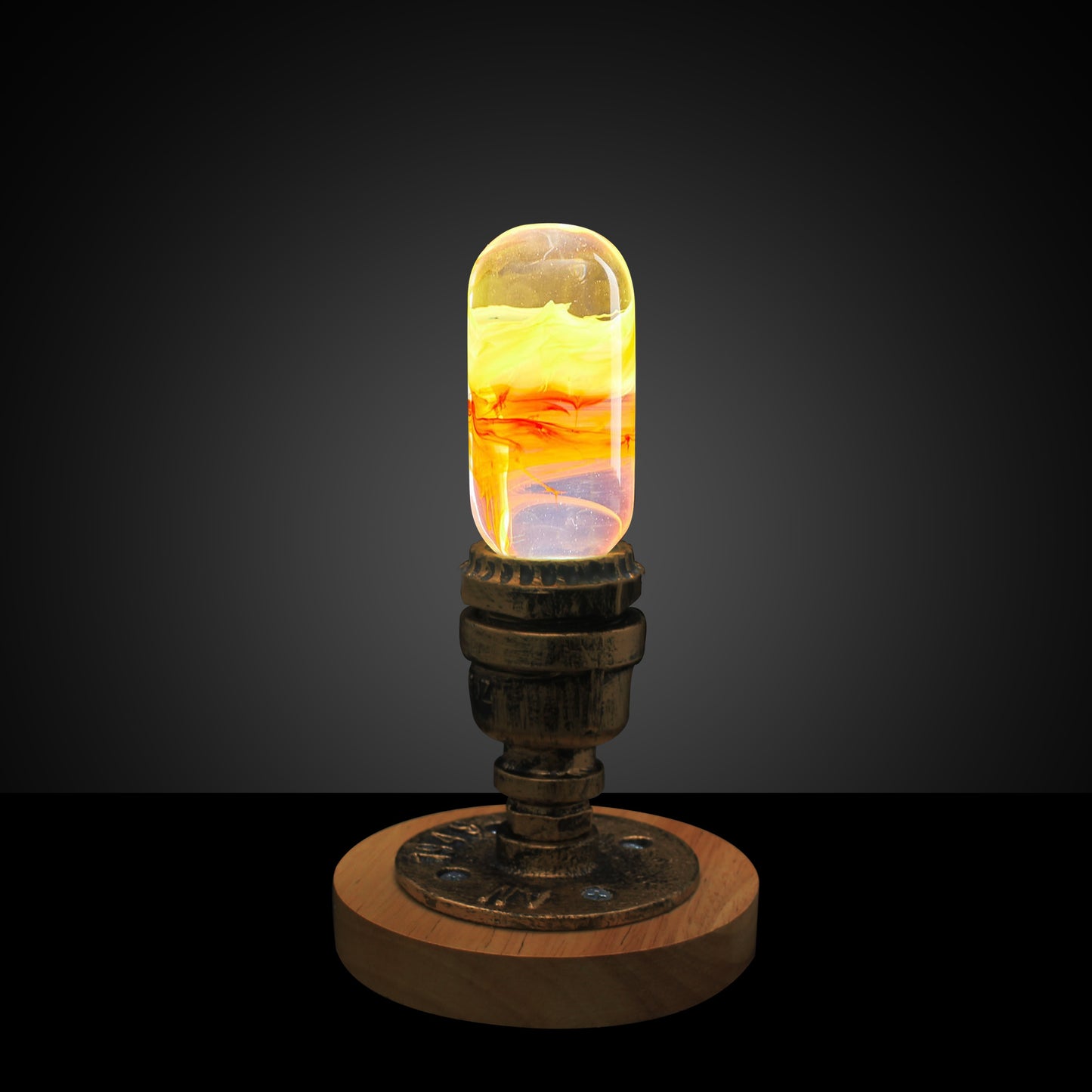 EP LIGHT FLAME LED Bulb Table Lamp, Vintage Style