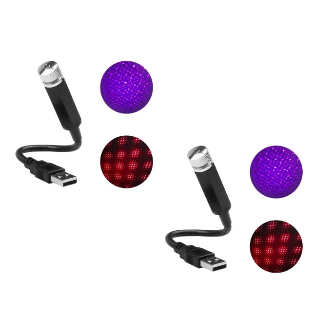 Car Gypsophila USB Atmosphere Car Roof Decoration