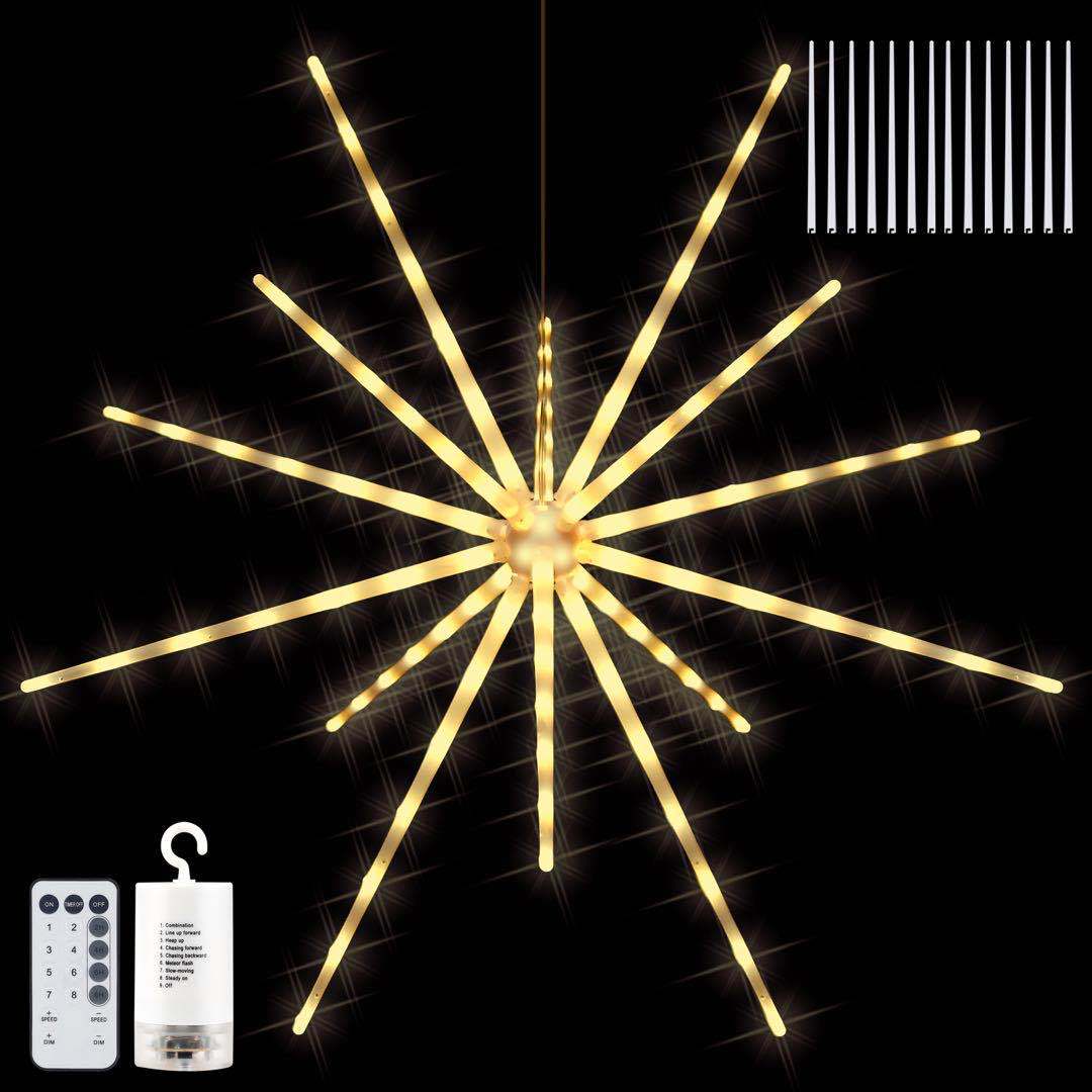 New LED Fireworks Meteor Shaped Festive Atmosphere Lights