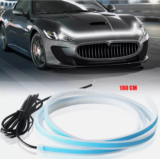 Car Daytime Running Light Bar Flexible LED Hood Light