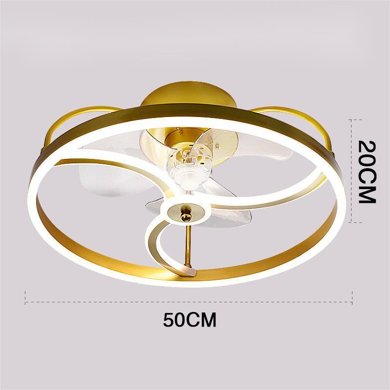 Ceiling Fan Lamp Nordic Creative Modern Invisible Chandelier