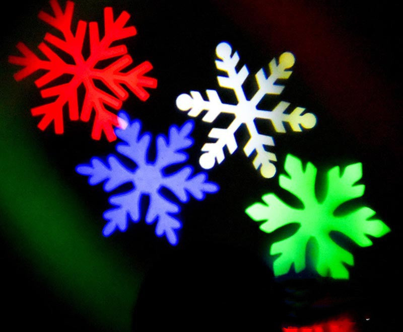 Led Outdoor Waterproof Snowflake Projection Lamp