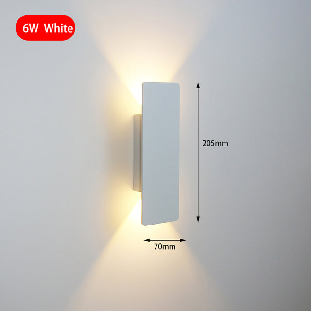 Modern Simple 6W LED Indoor Wall Lamp Bedroom Living Room Ho