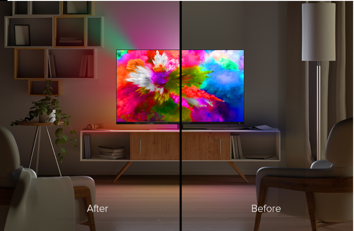Streamer Symphony TV Screen And Synchronous Smart Atmosphere Lights ...