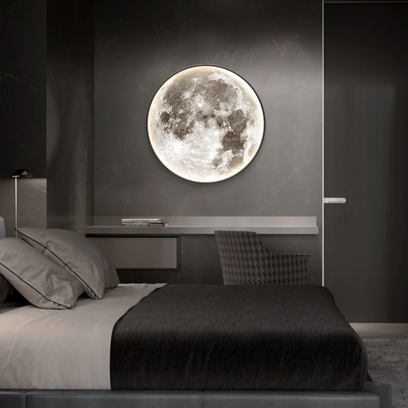 Moon LED Wall Light For Bedroom Kid's Room Foyer Living Room