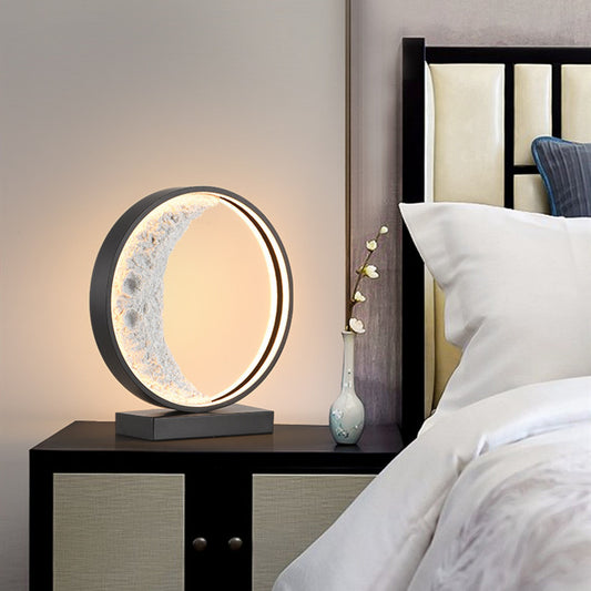Nordic Decorative Bedroom Creative Crescent Shape Table Lamp