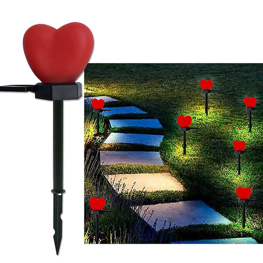 Solar Garden Landscape Light LED Love Plug In