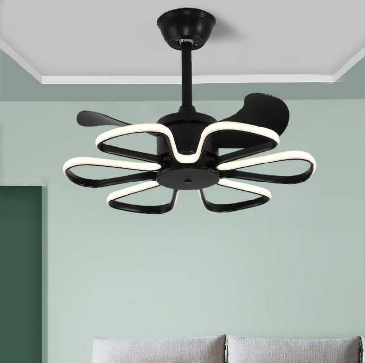 Variable Frequency Ceiling Fan Lamp In Bedroom