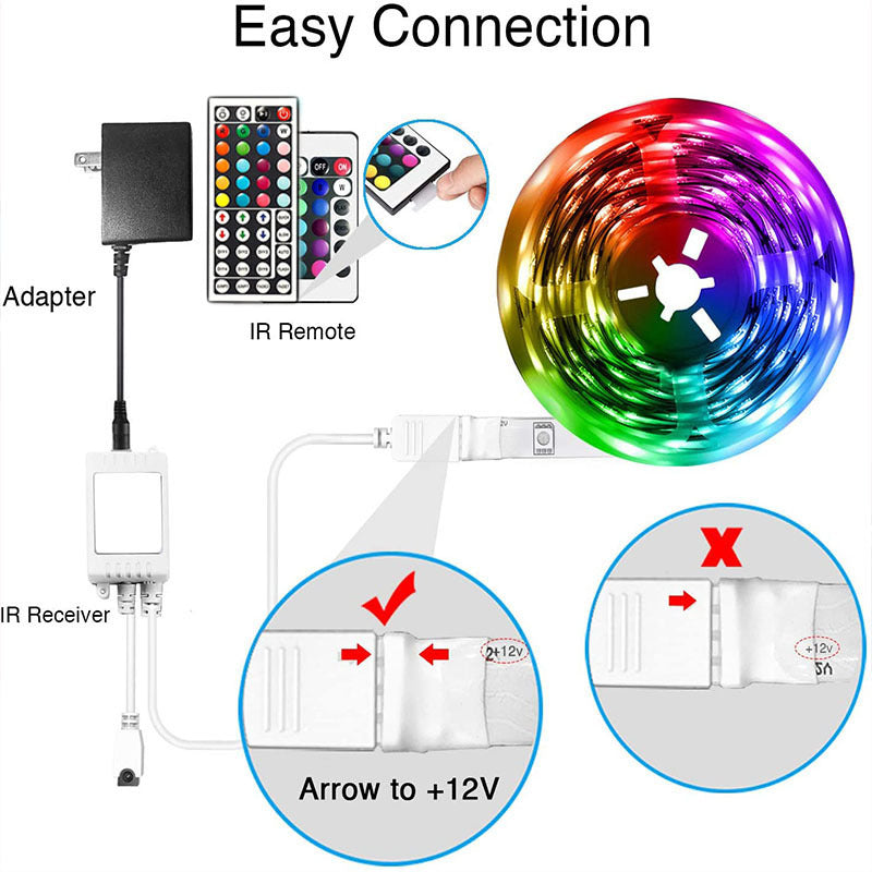 Led5050rgb44 Key Bluetooth Smart APP Remote Control 12V Light