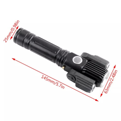 LED Rechargeable Bike Lights Bicycle Torch Front & Rear Lamp